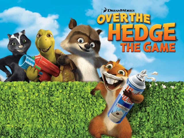 Over the Hedge title screen for Xbox